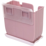 Подставка для столовых приборов «SEGRETO» 16*7,5*15см 3секции пыльная роза