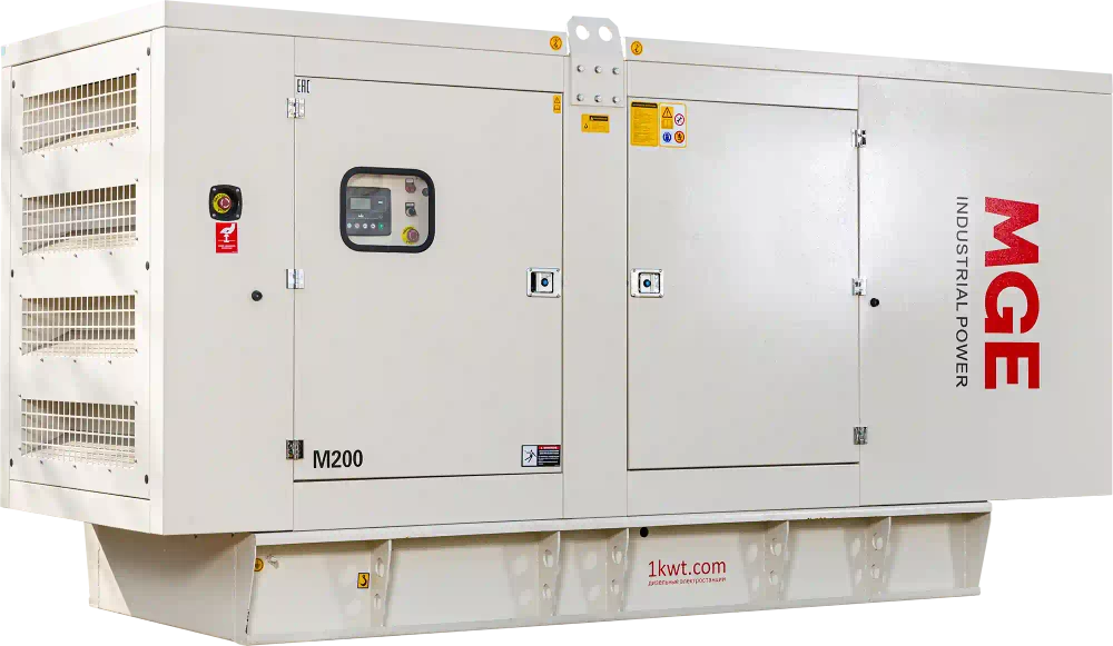 Дизельный генератор MGEp200BN в кожухе