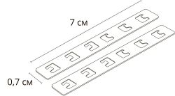 Коннектор прямой для встраиваемого магнитного шинопровода Arte Lamp