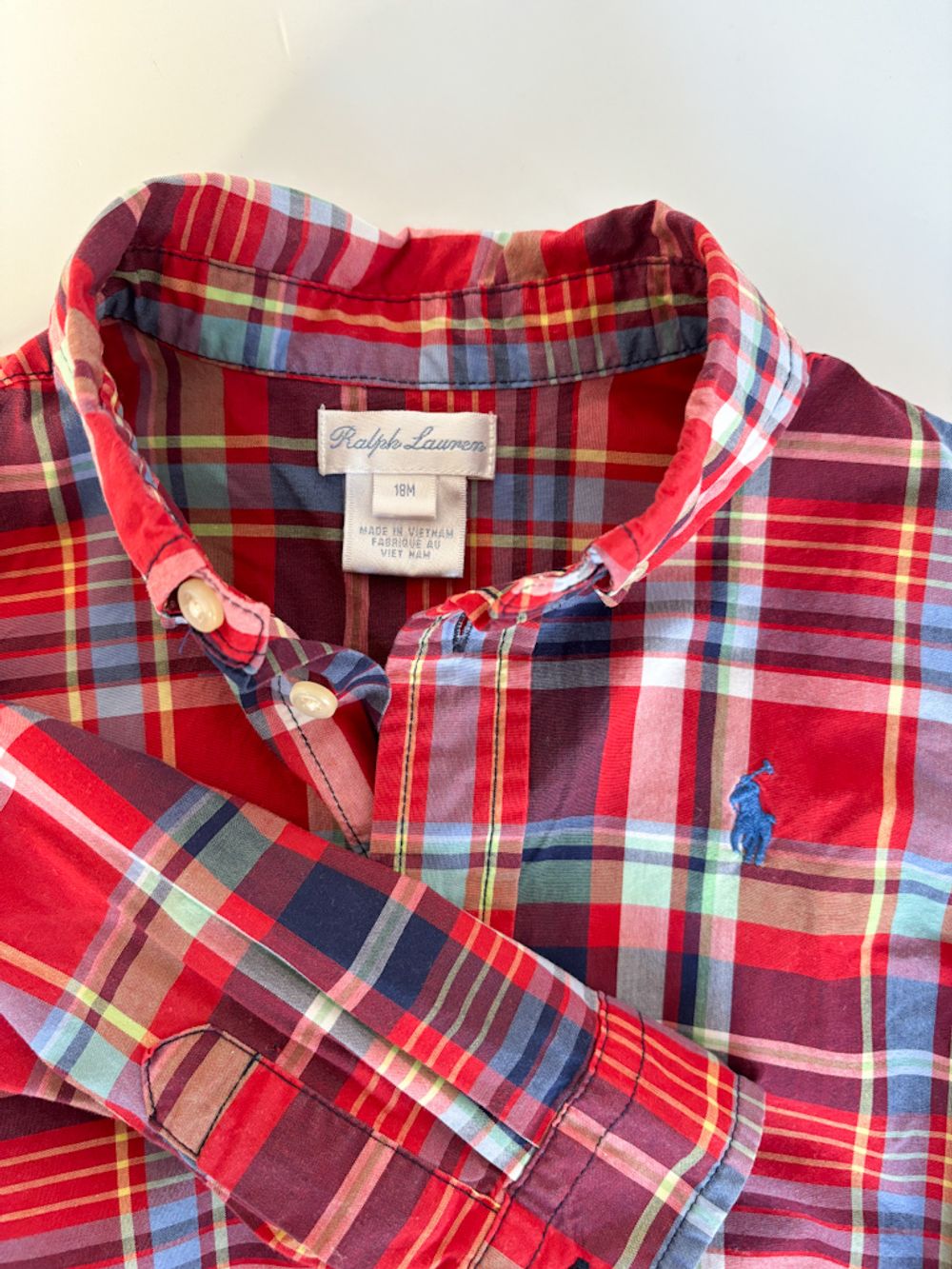 Хлопковая рубашка Ralph Lauren, 86