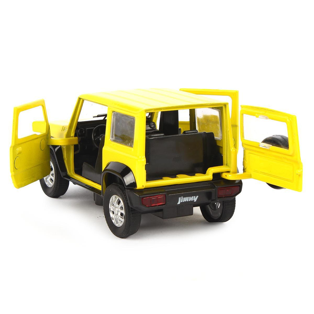 Модель ин. мет. "Suzuki Jimny" 11.5см, двер, баг, желт, коробка JIMNY-12-YEBK (Технопарк)