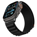 Ремешок Spigen WBF1 BAND для Apple Watch 6 / 7 / 8 / 9 / 10 / SE / Ultra 1 / 2 (44 / 45 / 46 / 49 mm) черный