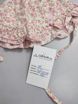 Панама с цветами на 2-3 года