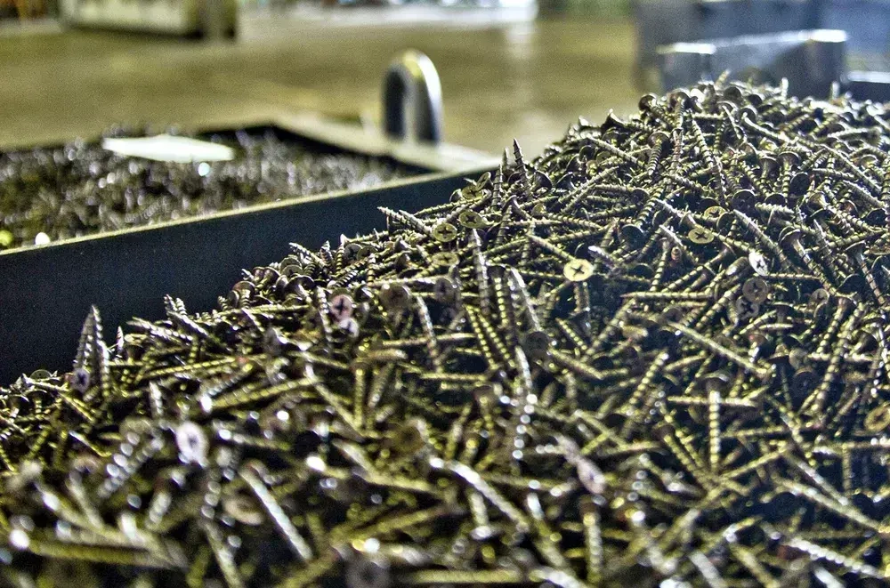 Саморез гипсокартон-дерево 3,5 х 55 мм 1 кг Россия