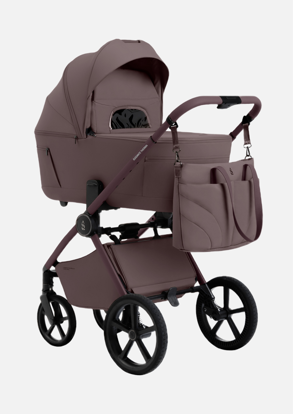 Sweet Baby Коляска 2 в 1 SBL Elegante Therma (Colore) Mokka