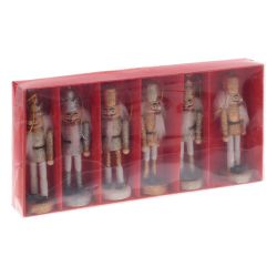 GAEM Набор из 6шт Украшение новогоднее "Щелкунчик", L27 W4 H13,5 см