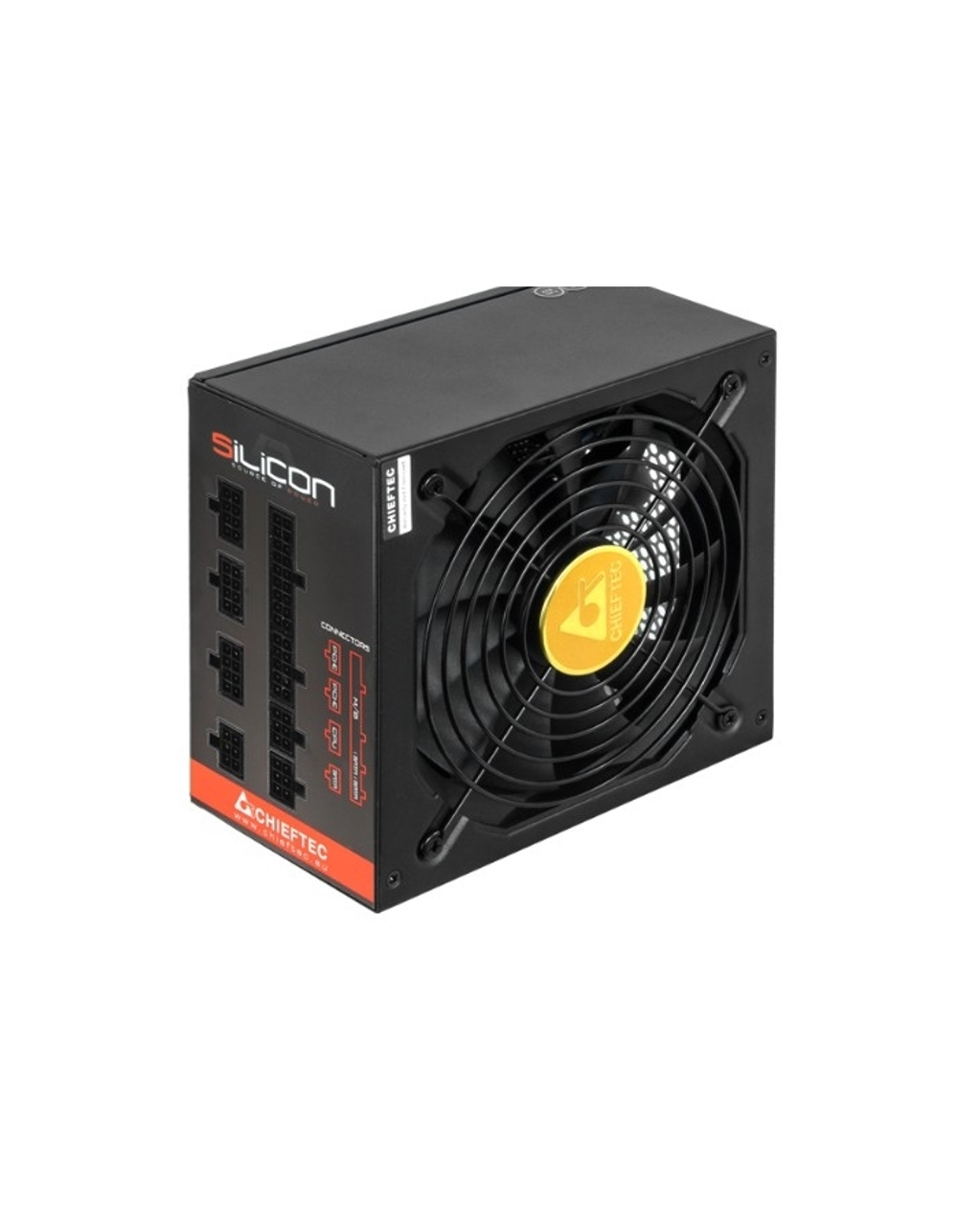 Блок питания Chieftec Silicon SLC-750C (ATX 2.3, 750W, 80 PLUS BRONZE, Active PFC, 140mm fan, Full Cable Management) Retail