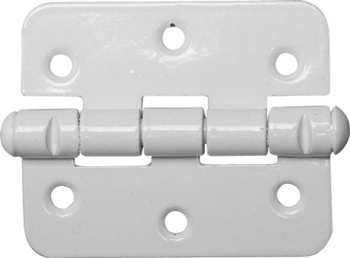 Петля накладная стальная ″ПН-60″, цвет белый, универсальная, 60мм