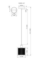 Подвесной светильник Moderli V2870-1P Brizzi