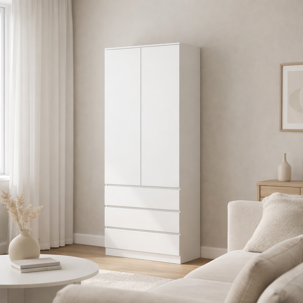 Шкаф Мори МШ 900.2 Белый (МБ1)