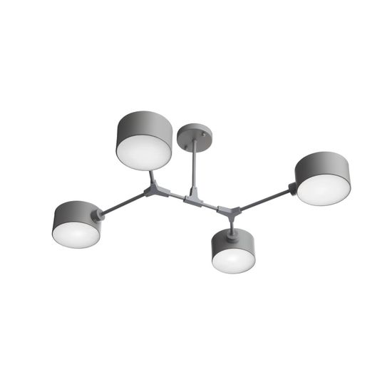 SLE183702-04 Светильник потолочный Серый/Серый E14 4*60W GIMENTO