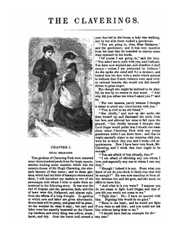 The Claverings. A Novel | Trollope Anthony