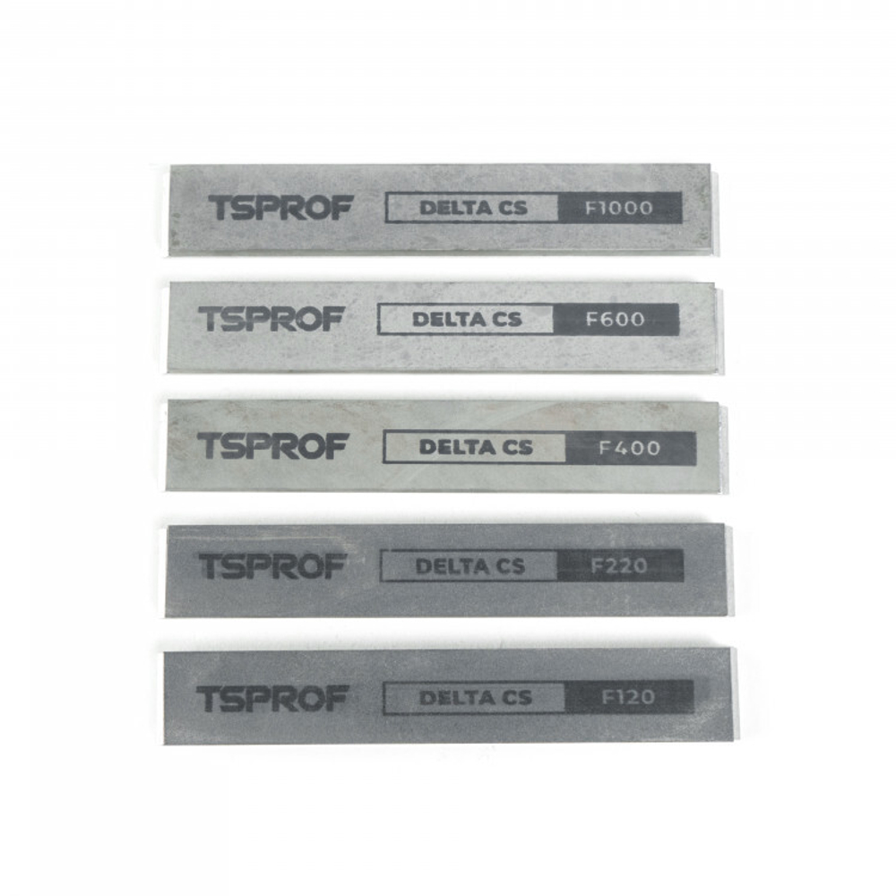 Камни для заточки TSPROF Delta CS, на бланках (5 шт)
