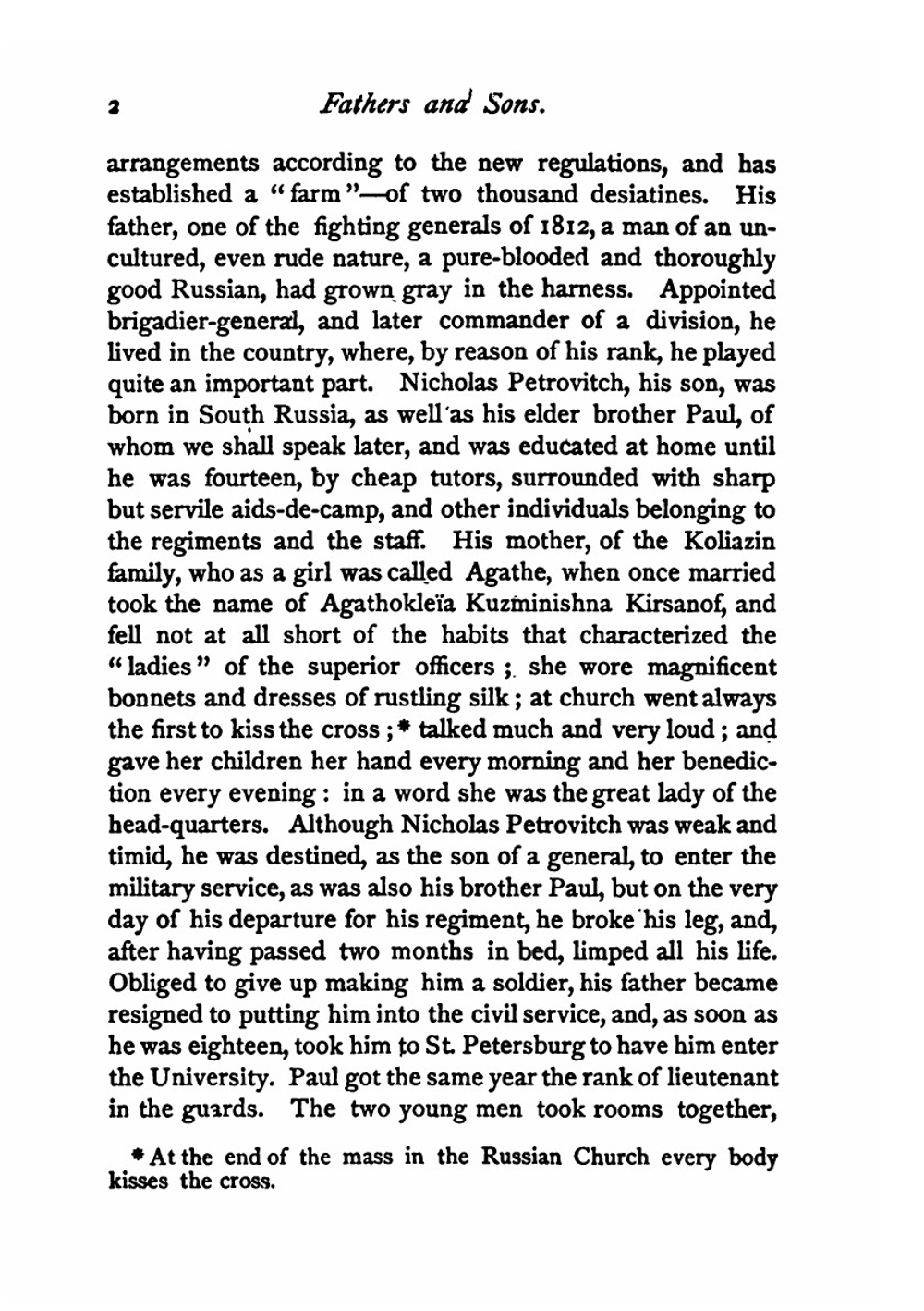 Fathers and sons. A novel | Ivan Sergeevich Turgenev; Eugene Schuyler