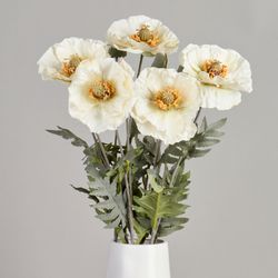 ЦВЕТОК ИСКУССТВЕННЫЙ "МАК" ВЫСОТА=72СМ. (МАЛ=24 ШТ/КОР=96ШТ.)