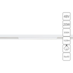 Магнитный трековый светильник Arte Lamp LINEA A4673PL-1WH