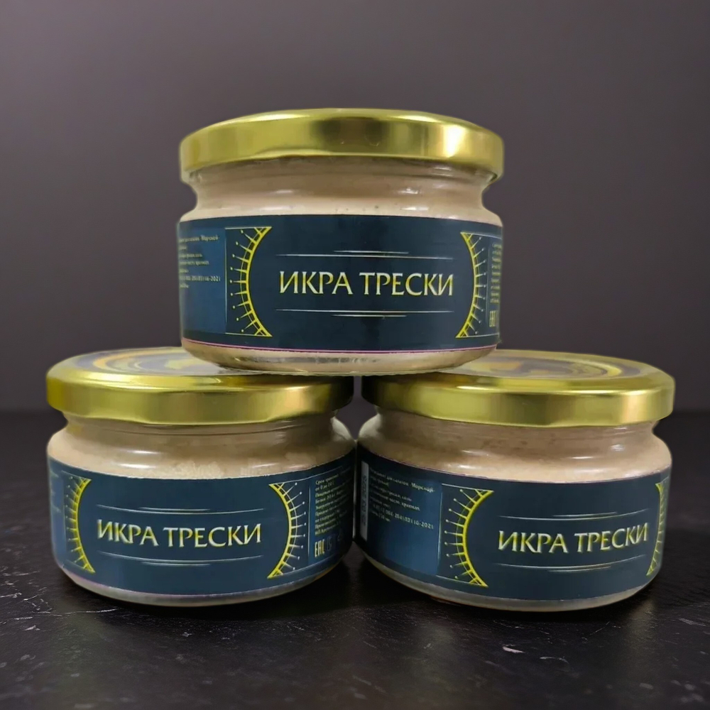 Икра трески, Мурманск, 250гр