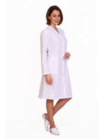 Халат медицинский женский СтильБ 192СД, белый, 60