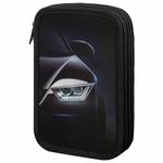 Пенал ПИФАГОР, 3 отделения, ламинированный картон, 19х11 см, "Car flash", 272254