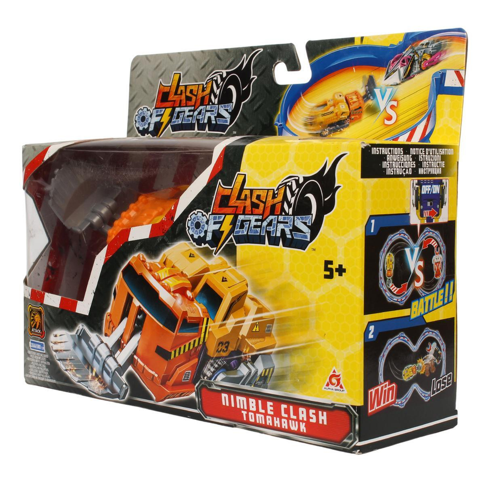 Клэш оф Гирс.Игр Машинка Боевая Нимбл Томагавк.ТМ Clash of Gears (Росмэн)