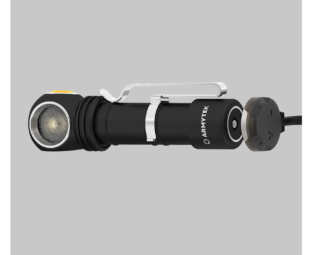 Фонарь Armytek Wizard C2 Magnet USB Warm (1120 Lumen, 1х18650, теплый свет)