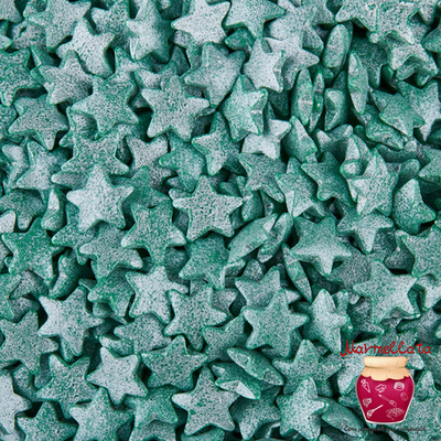 Посыпка "Звезды зеленые перламутровые", 75 гр.