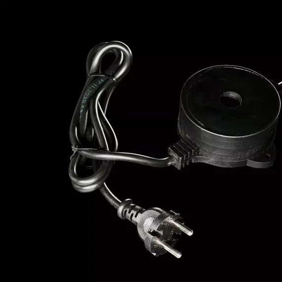 Тороидальный трансформатор 30W. с выпрямителем для нитей 24В., до 600 LED, провод черный каучук, IP65, Beauty led (T24-30)