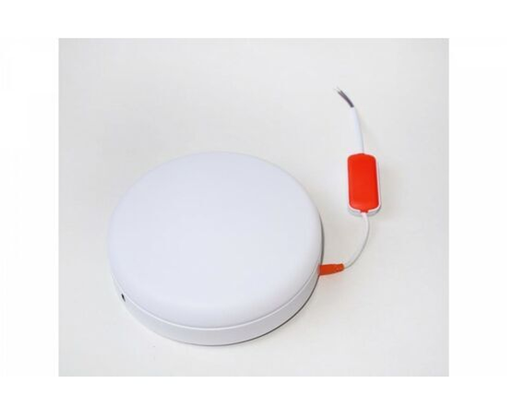 Настенный потолочный светильник круглый 24W ,защита IP20, корпус из металла, цвет- белыйый, 170х170х45мм Накладной св-к 24W 6400K 2400Лм Рабочая температура от-40 до +50С