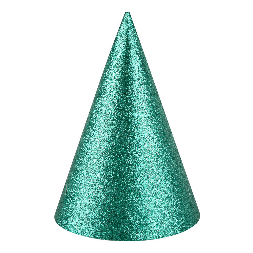 Колпаки, Тиффани, с блестками, 16 см, 6 шт. в упак.