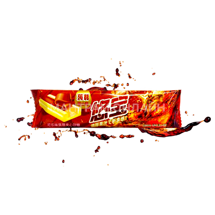 Жевательные конфеты с мармеладным центром со вкусом колы 14 г