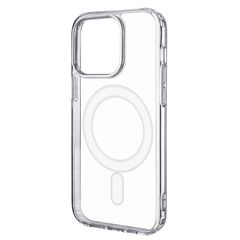 Силиконовый чехол с магнитом (MagSafe) Clear Case для iPhone 14 Pro Max (Прозрачный)