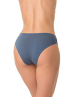 Бамбуковые трусики-бразилиана с лазерной обработкой края (Размер: S) (Цвет: белый)