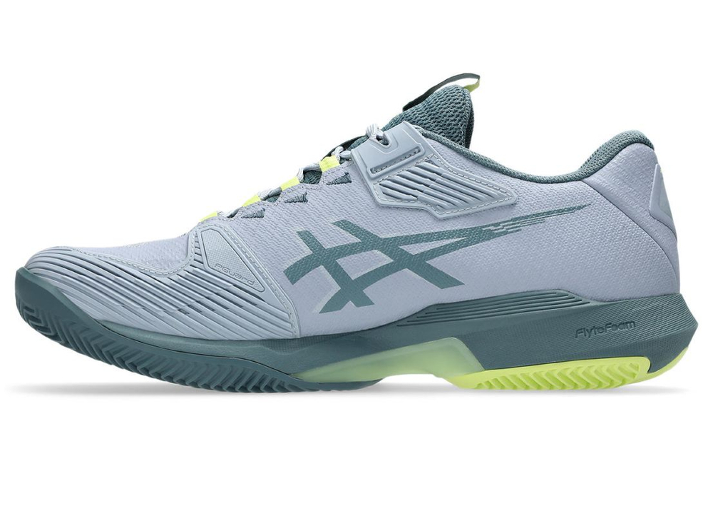 Мужские кроссовки теннисные Asics Solution Speed FF 4 Clay - grey blue/ironclad