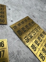 Нумерация на шкафчики, набор