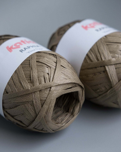 -45% Katia Raphia Wood Pulpe 5x50g