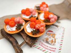 Подарок на Новыцй год сувенир мыло Танжерины