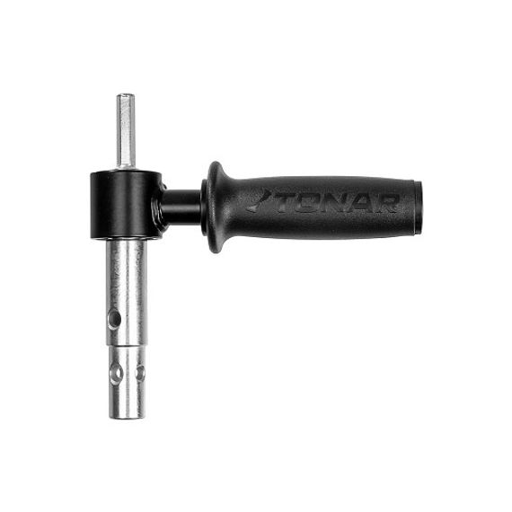 Адаптер универсальный АШ-25У-ПК с подшипниками качения (d выходного вала 19/22мм, ручка) Тонар