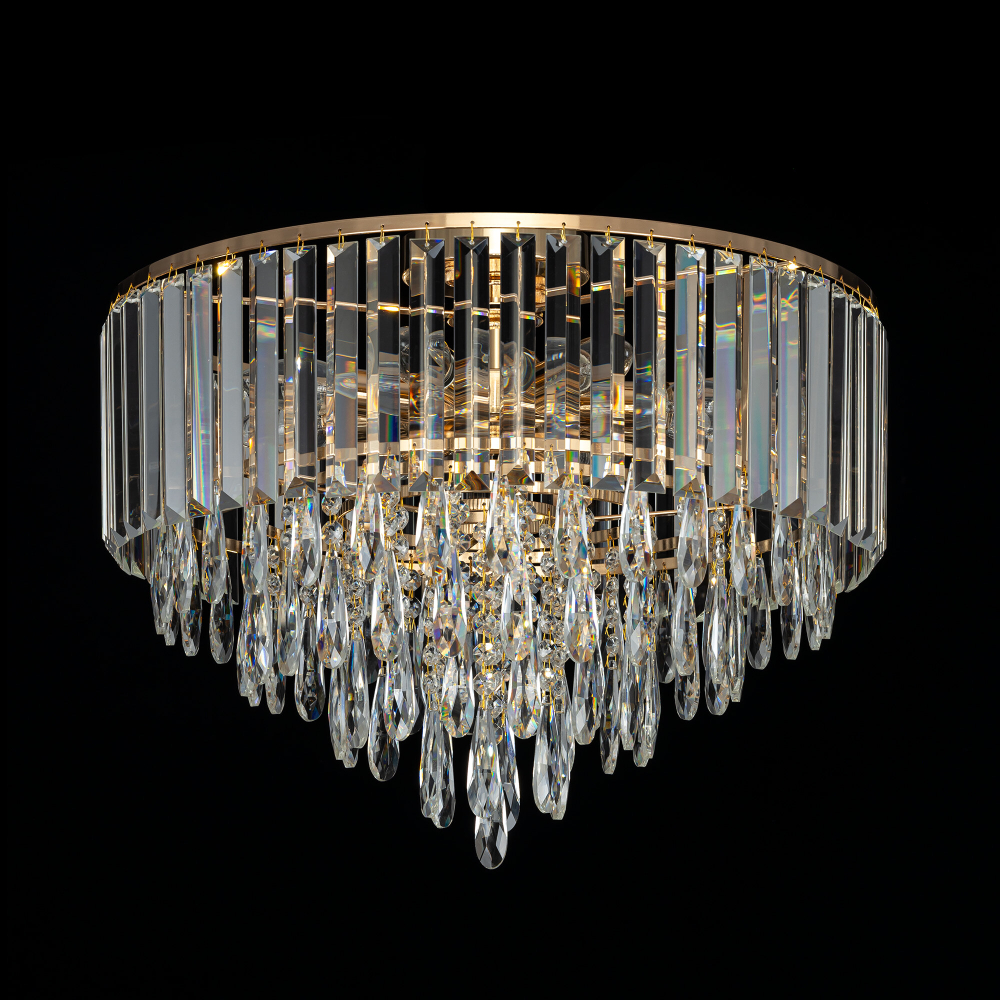 Citilux LEONNA CL320182 Люстра хрустальная Золото