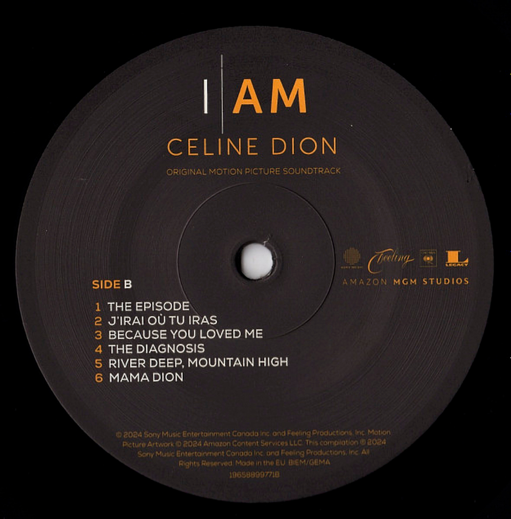 Celine Dion / I Am: Celine Dion (Original Motion Picture Soundtrack) (2LP)
