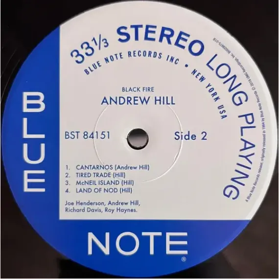 Andrew Hill – Black Fire Tone Poet LP