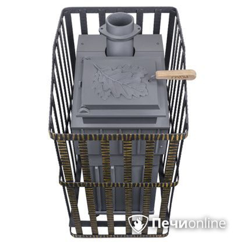 Дровяная печь-каменка Гефест Гроза 24(П2) Ураган