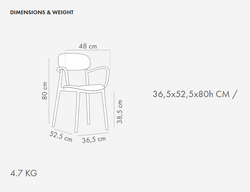 Кресло пластиковое DUO Armchair