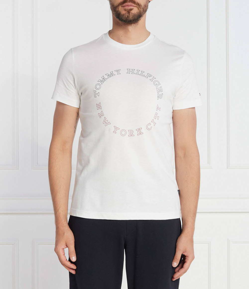 Футболка MONOTYPE ROUNDLE Tommy Hilfiger - белый(MW0MW32602)