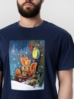 Футболка мужская Mjölk х Зарубин Белочка