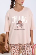 Пижама женская Капи-3 Виотекс БЕЖЕВЫЙ