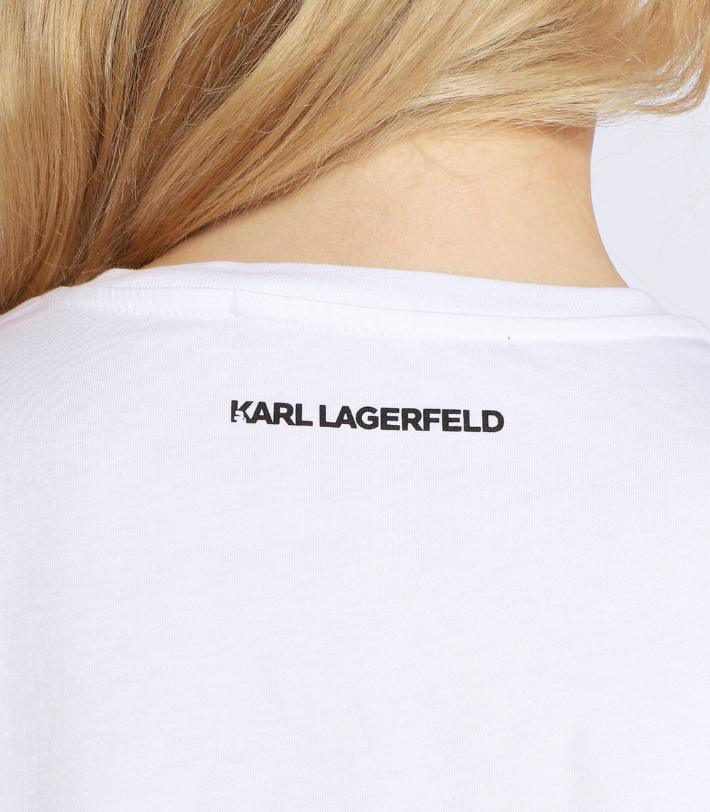 футболка ikonik 2.0 Karl Lagerfeld - белый(230W1704)