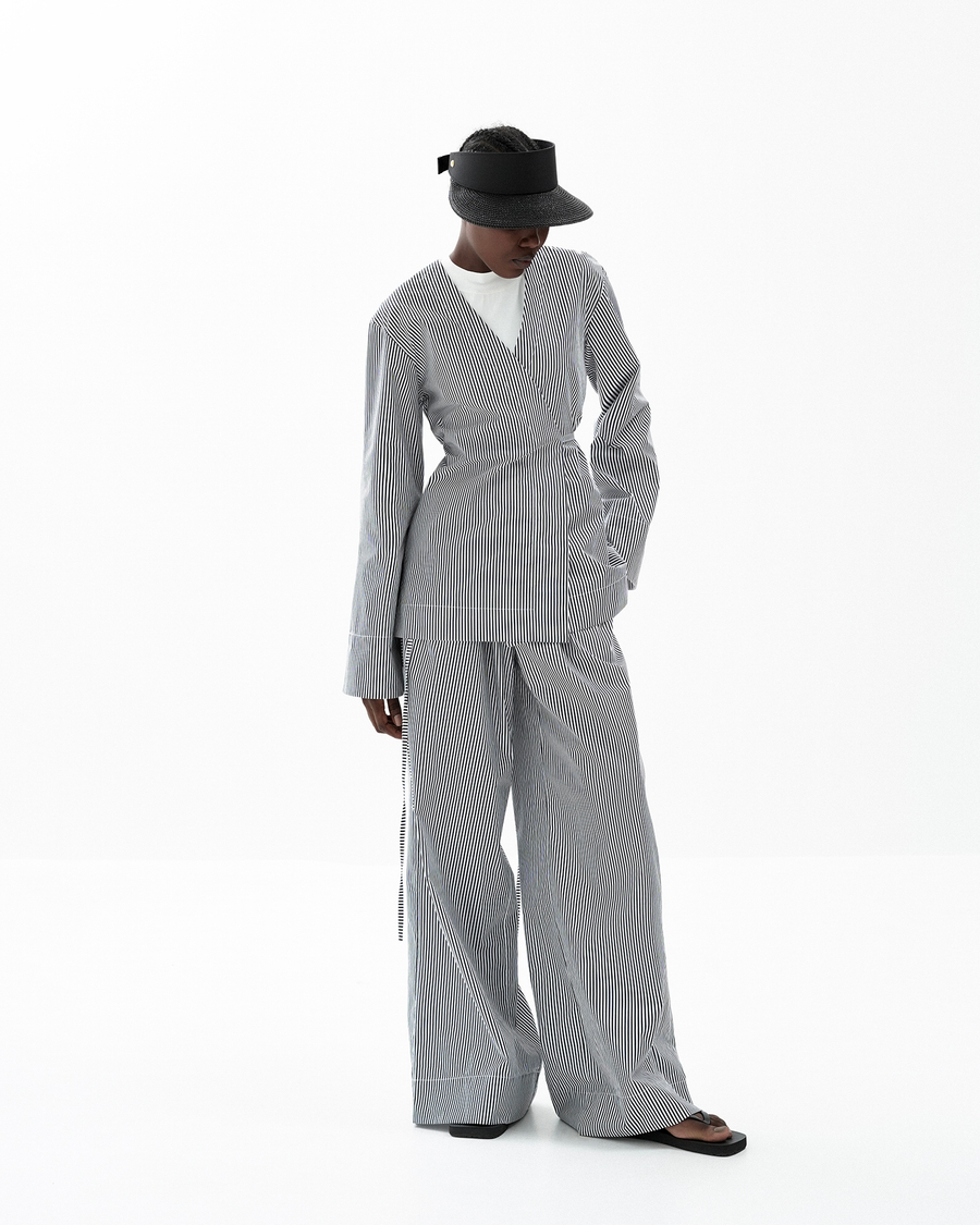 №046 Кимоно (синяя полоска)