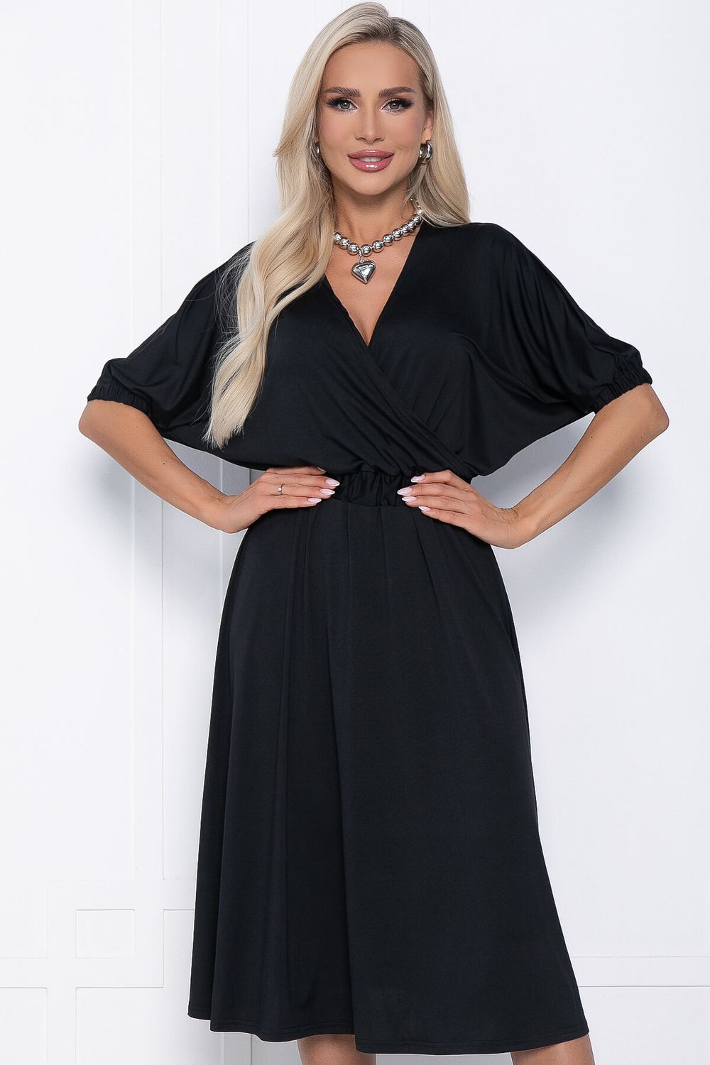 Платье Верушка (черное) П10393 LT Collection