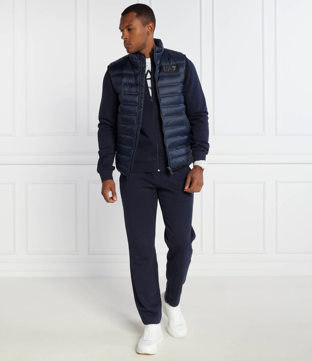 Пуховая безрукавка EA7 - темно-синий(6RPQ02 PN5ZZ)
