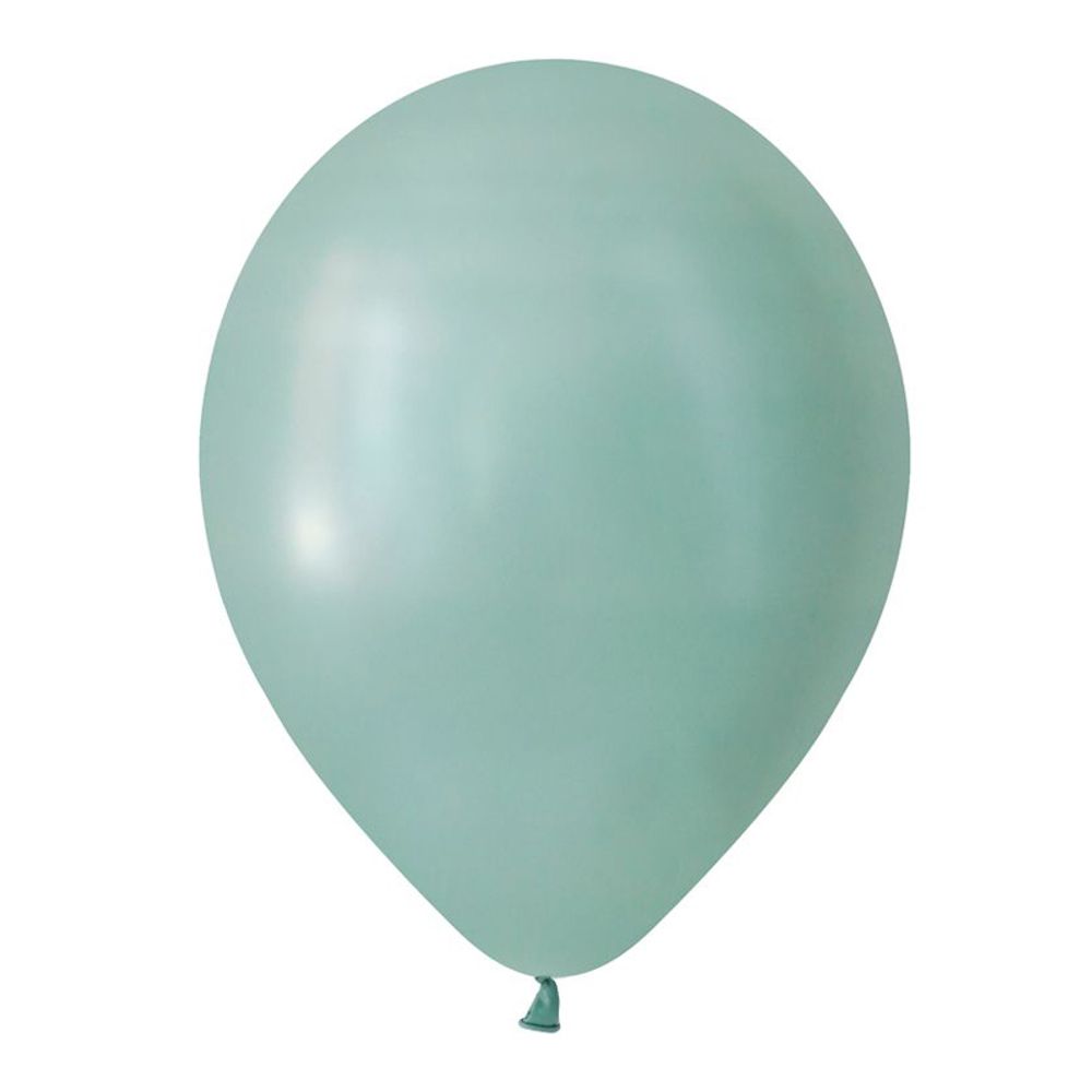 Серо-зеленый, Пастель / Winter green, латексный шар 50шт.